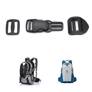 Boucle de sac à dos en plastique 20 mm, boucle de sécurité à simple tirage pour sacs de randonnée et d'extérieur - Product Image 4