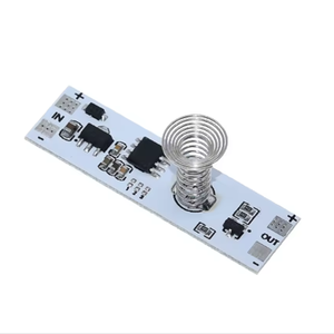 DC 12V Capacitive Touch Sensor Switch Coil Spring Switch LED <b>Dimmer</b> Control Switch 9-24V 30W 3A for Smart Home LED Light Strip - Product Image 1