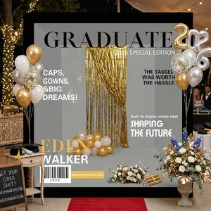 บูธถ่ายรูปงานเลี้ยงแบบวอล์กอินขนาด 6.5x7.5 ฟุต ให้ทุกแขกกลายเป็นดาราบนปกนิตยสาร - Product Image 5