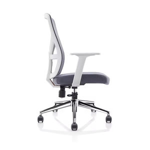 Silla de Trabajo Ergonómica Ajustable y Moderna con Asiento de Espuma que Conserva la Forma y Base de Aleación de Aluminio para Oficinas, Salas de Conferencias y Estaciones de Trabajo - Product Image 4