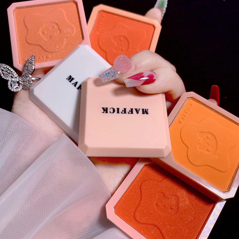 Maffick 4 цвета Румяна для лица Пудра Румяна Макияж Румяна для щек румяна пудра минералы палитра румяна Румяна Палитра крем натуральные румяна