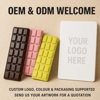 Vente en gros OEM Logo personnalisé Mignon Super Doux Barre de Chocolat Squishy Anti-stress Jouet de Bureau en Gros