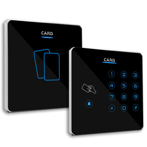 Lector de tarjetas RFID ultrafino de Metal de 6,5mm, lector de proximidad de Control de acceso inteligente sin contacto de 13,56 MHz con lector de tarjetas de teclado - Product Image 1