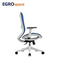 EGROspace Chaise ergonomique en maille de qualité pour les visiteurs du bureau exécutif Chaise de soutien lombaire