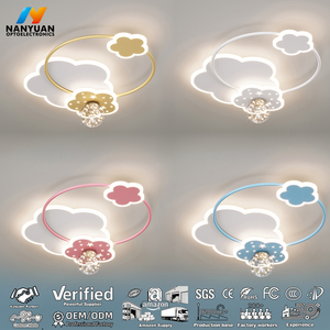 3 Color Temperature Acrylic Kids Ceiling Light Eye-Caring Anti-Blue LED <strong>Lamp</strong> for Baby Nursery Living Room &amp; <strong>Bedroom</strong> - Product Image 1