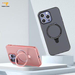 <span class=keywords><strong>2026</strong></span> 럭셔리 비즈 메탈 카메라 커버 아이폰 15 프로 맥스 울트라 슬림 전화 링 케이스 스탠드 포함 - Product Image 6