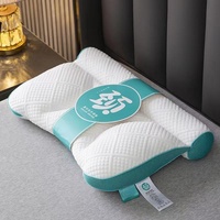 Oreiller cervical rectangulaire japonais en polyester noir de technologie PE, protection de la colonne cervicale, rembourrage en fibres de polyester