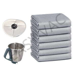 أكواب ملمع الشاي والنبيذ مصنوعة من الفولاذ المقاوم للصدأ تعمل بنظام تلميع النافذة والزجاج تعمل بتنظيف عالي الكفاءة مصنوعة من الألياف الدقيقة والقماش غير المكونة من قماش على شكل سمكة خالية من الكتان TM5 TM6 - Product Image 1