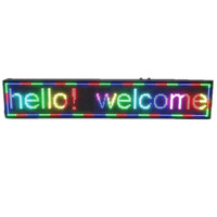 P5 P6 P8 P10 extérieur couleur led défilement tableau de texte extérieur panneau de messages électroniques extérieur football publicité led écran d'affichage