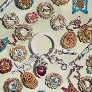 1 pièce Porte-clés de luxe en alliage de zinc, motif poupée anatomique médicale, tendance mode, découpé et imprimé, pour sacs de médecins et infirmières - Product Image 3