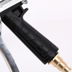 Pistolet à eau haute pression en cuivre pur avec corps en plastique, tête en cuivre pur, noir, 12 pouces, pour lavage de voiture, arrosage des plantes, fournitures de jardin - Product Image 1
