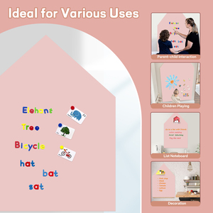Pizarra <span class=keywords><strong>de</strong></span> color rosa magnética personalizada, pizarra tipo habitación, pegatinas <span class=keywords><strong>de</strong></span> <span class=keywords><strong>pared</strong></span>, grafiti creativo <span class=keywords><strong>para</strong></span> bebé, pizarra <span class=keywords><strong>de</strong></span> borrado repetido - Product Image 2