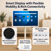 Fournisseur vérifié Téléviseur Android portable de 32 pouces avec support rotatif, tablette PC, écran intelligent pour salle d'étude/cuisine