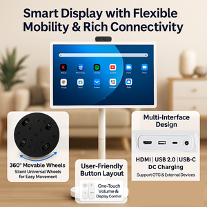 Proveedor Verificado, Televisor Portátil Android de 32 Pulgadas con Soporte Giratorio, Pantalla Inteligente para Sala de Estudio/Cocina - Product Image 2