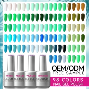 เจลสี OEM คุณภาพสูง 15 มล. ปกปิดสีผิวได้เต็มที่ ซ่อนรอยตำหนิที่เล็บ เจลยูวีสำหรับทำเล็บแบบ Private Label ปราศจากสาร Hema และ TPO - Product Image 1