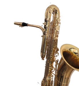 Saxofón <span class=keywords><strong>Bajo</strong></span> de Música Oriental en Sib - Grado Profesional con Acabado en Laca Dorada - Product Image 6