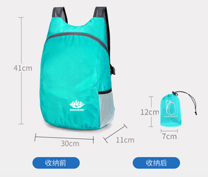 Promotional <b>Foldable</b> Dualshoulder <b>Backpack</b> with Personalized Logo Ideal for Outdoor Activities and Travel - Product Image 2
