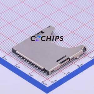 SD-111 SD Card / Memory Card Connector SMD Connector Self-Return Type Standard SD Card Card Holder 2.9mm - Product Image 1