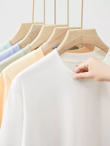 T-shirt <span class=keywords><strong>en</strong></span> coton blanc et noir oversize pour <span class=keywords><strong>homme</strong></span>, personnalisable avec logo, collection 2026 - Product Image 6