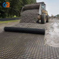 Rouleau de géogrille biaxiale en HDPE haute résistance et durable pour la stabilisation des talus de voies ferrées, la construction de chemins d'accès et de routes