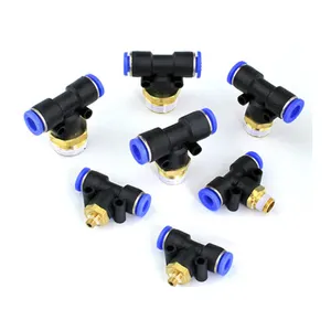 Quick Fittings Connector Pneumatic Fittings 8mm Pneumatic Component Pneumatic Parts Ari Provided Ordinary Product Black. Blue