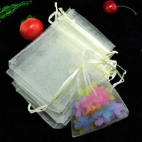 Op maat gemaakte multi-color transparante trekkoord mesh zakjes voor snoep, bruiloft, feestelijke geschenken, door fabrikant gemaakt