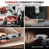 Perceuse-visseuse électrique sans fil portable DIY, kit combiné avec moteur sans balais, batterie rechargeable, tournevis sans fil - 7.1 N.m