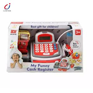 Chengji <span class=keywords><strong>เครื่อง</strong></span>คิดเงินของเล่นจำลองการช้อปปิ้งซูเปอร์มาร์เก็ตเพื่อการศึกษาอาหารเครื่องคิดเงินของเล่น - Product Image 6