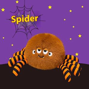 M<span class=keywords><strong>élodie</strong></span> Halloween Super Doux En Peluche Couette Ensemble Araignée Citrouille Chauve-Souris Fantôme Poupées Broderie PP Coton Remplissage Trick Treat Party - Product Image 6