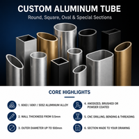 Fabricants professionnels de tubes en aluminium pour des solutions de tubes en aluminium usinés sur mesure par CNC