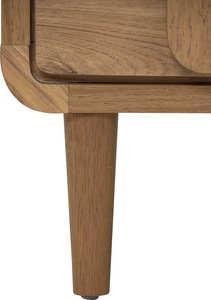 ตู้วางทีวีไม้โอ๊คมาเลเซียแท้ LOME ขนาด 1.65 ม. ผลิตในมาเลเซีย ตู้วางอุปกรณ์สื่อสารไม้เนื้อแข็งสไตล์สแกนดิเนเวียนสำหรับอพาร์ทเมนต์ขนาดเล็ก - Product Image 4