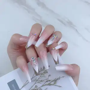 <span class=keywords><strong>Faux</strong></span>-<span class=keywords><strong>ongles</strong></span> en acrylique de haute qualité, longs, artificiels, de luxe, personnalisés, colorés, bon marché - Product Image 1