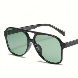 Gafas de Sol Cuadradas Grandes Retro 2022 con Logotipo Personalizado para Hombre y Mujer, Gafas de Sol de Piloto Extra Grandes - Product Image 5