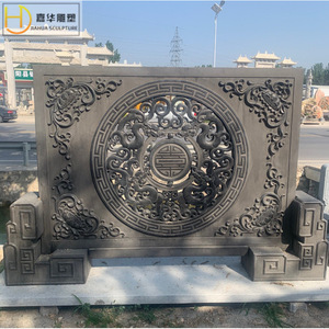 Relieve de Pared de Piedra con Esculturas de Figuras Antiguas Chinas, Arte Mural Decorativo Jiahua - Product Image 4