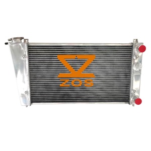 Radiateur + carénage + ventilateur en aluminium pour <span class=keywords><strong>Volkswagen</strong></span> Golf <span class=keywords><strong>MK1</strong></span> <span class=keywords><strong>CADDY</strong></span> SCIROCCO GTI SPEC / SE TOLEDO 1981-1999 réservoir d'eau-pièces auto - Product Image 1