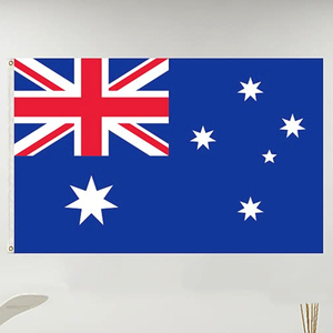 Sản phẩm khuyến mại nhà máy bán buôn <span class=keywords><strong>75D</strong></span> hai mặt Úc cờ ngoài trời trang trí tùy chỉnh Úc cờ - Product Image 3