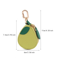 Creatieve schattige fruit portemonnee hanger aardbei minimalistische mini portemonnee sleutelhanger portemonnee opbergzak hangende decoratie