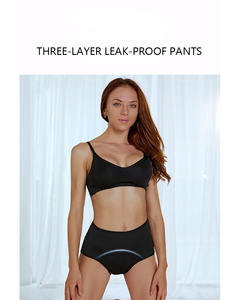 10 tailles sans couture période culotte étanche absorbant fille femmes Hipster flux lourd étanche menstruel culotte - Product Image 5