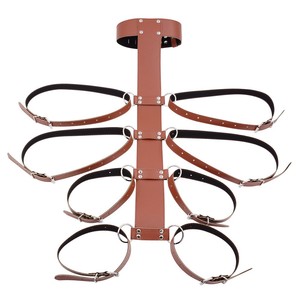 Seks speelgoed voor koppels, BDSM trainingsattributen, halsband, rugriem, beugels, bondage, bindmateriaal, strafproducten. - Product Image 3