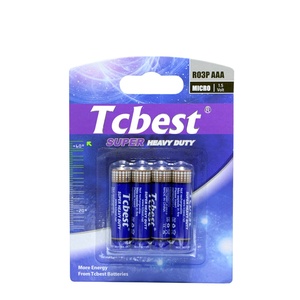 R03p AAA <span class=keywords><strong>1.5V</strong></span> khô tiểu kẽm Carbon Pin cho đồ gia dụng đồ chơi điều khiển từ xa - Product Image 1