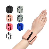 En gros, poids de cheville réglables en silicone rose et acier inoxydable, écologiques et durables, pour Pilates et fitness, 1LB, 2LB, 4LB