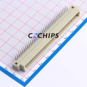 9001-31641C00A DIN41612 Connector Bent Lead Through Hole,P=2.54mm Connector 64P 2 2.54mm Right Angle Insert - Product Image 1