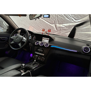 ชุดไฟตกแต่งภายในรถยนต์สมัยใหม่สำหรับ Mercedes-Benz C-Class W204 ปี 2010-2014 ไฟ LED สร้างบรรยากาศภายในรถยนต์ แถบไฟ Symphony จากผู้ผลิต - Product Image 5