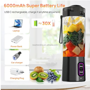 High Speed <strong>Portable</strong> <strong>Blender</strong> Cup Recharge <strong>Blender</strong> Electric Fruit <strong>Juicer</strong> Bottle <strong>Mini</strong> Personal <strong>Blender</strong> for Shakes and <strong>Smoothie</strong> - Product Image 2