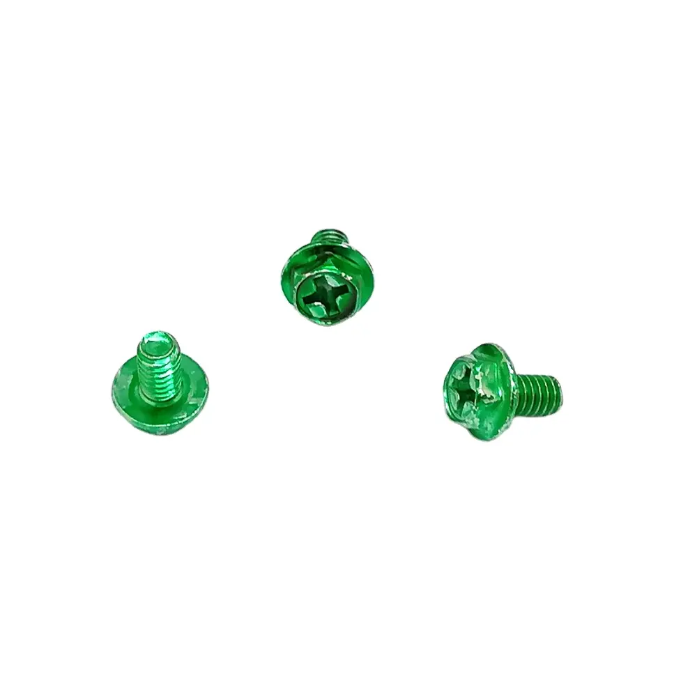 Vis à cône hexagonal vert durcissant, fabrication chinoise, avec rembourrage rembourré, 1 pièce