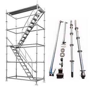 Système d'échafaudage Ringlock Xinxing en <span class=keywords><strong>aluminium</strong></span> et acier Q345 galvanisé à chaud, échafaudage modulaire pour entrepôt/construction extérieure - Product Image 3