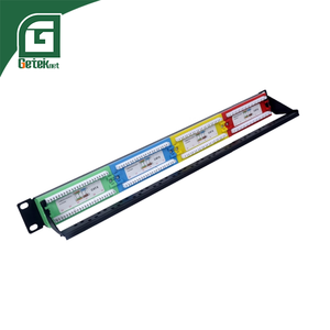 GETEKnet OEM ODM Korskopplingspanel <span class=keywords><strong>Patchpanel</strong></span> mit RJ45-Anschlüssen, <span class=keywords><strong>24</strong></span>/48 Ports, 19 Zoll Rack-Montage - Product Image 1