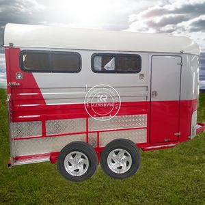 Nouveau produit 2025 Remorque à chevaux à chargement en angle pour 3 chevaux pour voyager avec des chevaux Norme australienne - Product Image 2