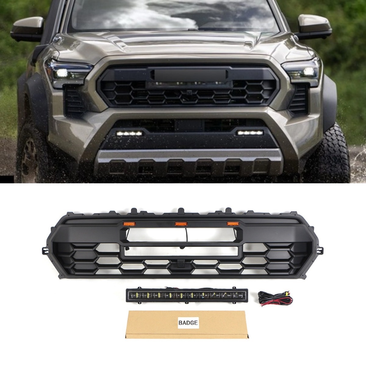 Grill+Light Bar+Yellow Light