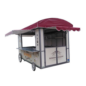 Nueva llegada marca móvil durable tuk comercial personalizado de comida de perro caliente restaurante remolque quiosco de carro - Product Image 4